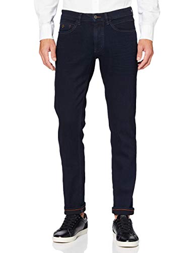 Hattric Herren Jeans Harris 5 Pocket Modern Fit raw dunkelblau - 35/32 von Hattric