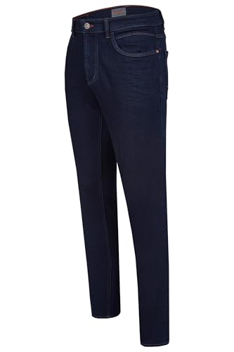 Hattric Herren Jeans Harris 5 Pocket Modern Fit raw dunkelblau - 35/34 von Hattric