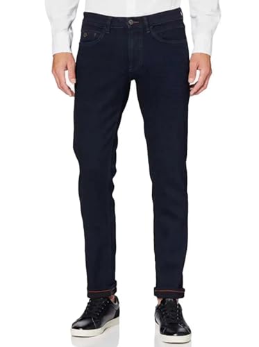Hattric Herren Jeans Harris 5 Pocket Modern Fit raw dunkelblau - 36/30 von Hattric