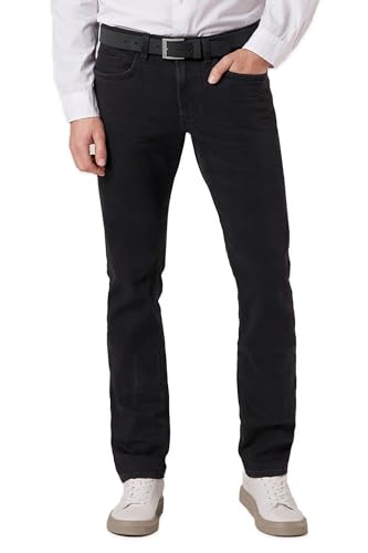 Hattric Jeans Harris Modern Fit Stretch Deep Black Cross-Optik Gr. W31/42 - L32-34-36 (W33/L34) von Hattric