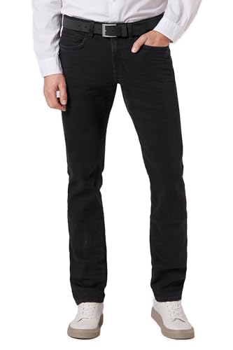 Hattric Jeans Harris Modern Fit Stretch Deep Black Cross-Optik Gr. W31/42 - L32-34-36 (W36/L32) von Hattric