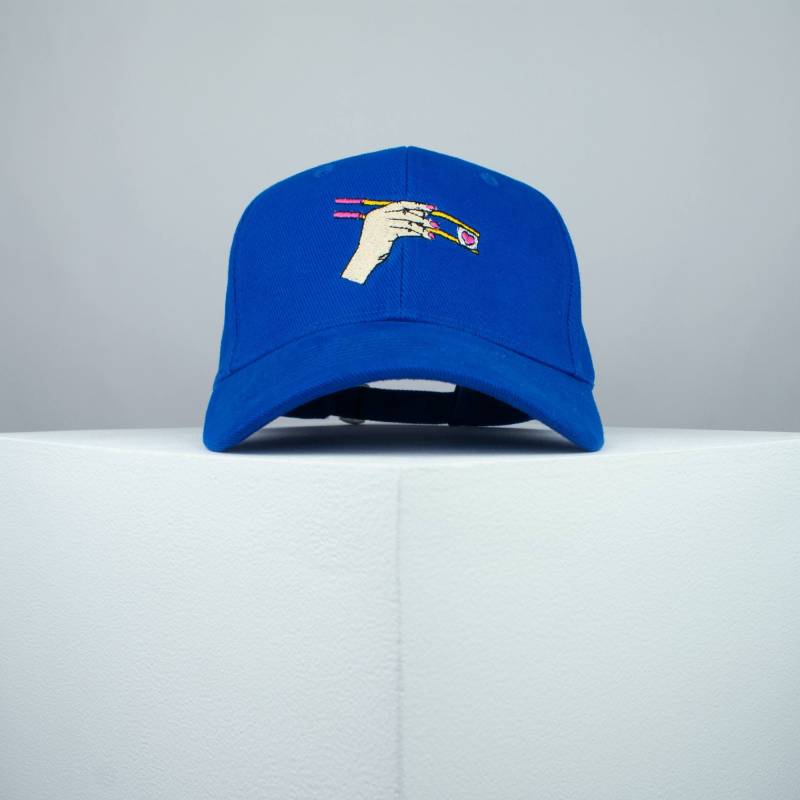 Eat Sushi Besticktes Cap/Japanisch Aufnäher Food Stickerei Patch Mütze Dad Hut Kappe // Hatty Hats von HattyHatsEmbroidery