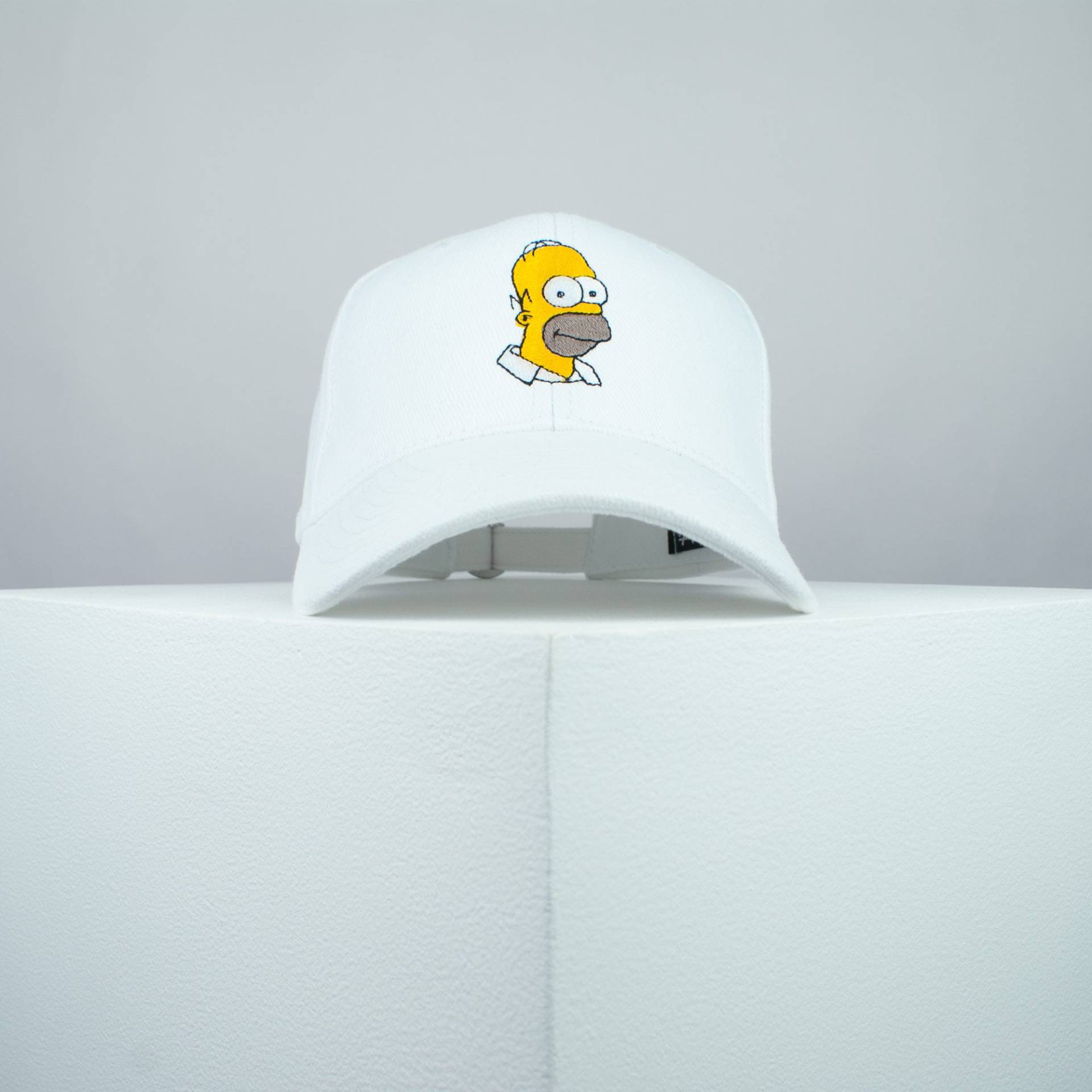 Homer Simpson Bestickte Baseball Kappe/The Simpsons Bart Marge Cap Hut Aufnäher Hatty Hats von HattyHatsEmbroidery