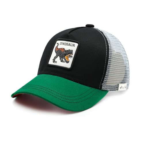 Kinder Trucker Caps für Jungen, Kleinkind Snapback Mesh Baseball Hut für Alter 2-8 von Hatwell