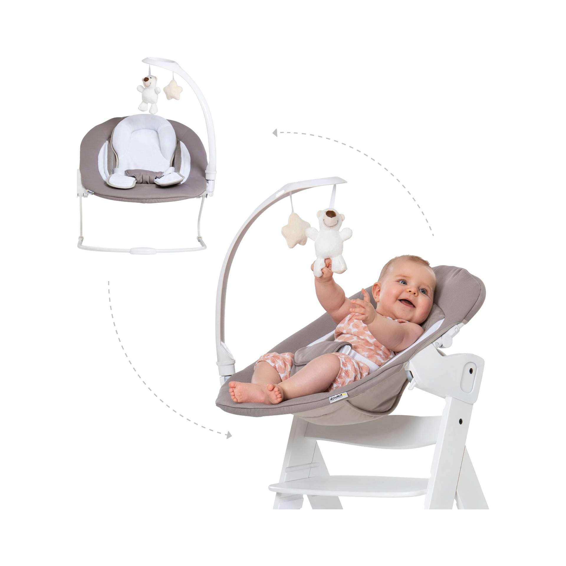 Hauck Babywippe Alpha Bouncer 2in1 Deluxe von Hauck