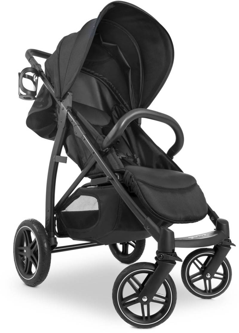 Hauck Kinder-Buggy "Rapid 4D Air, black" mit verlängerbarem 3-Zonen Verdeck von Hauck