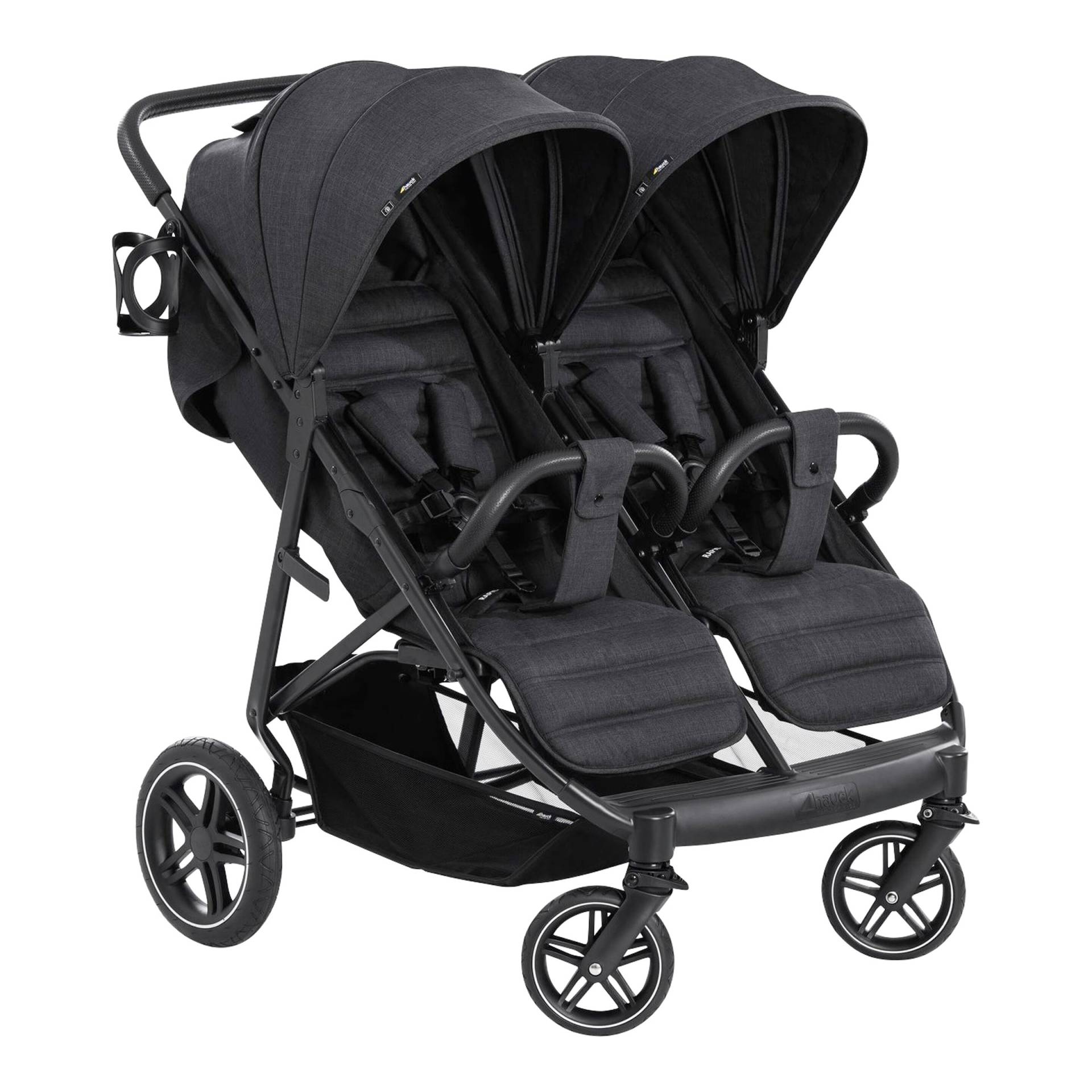 Hauck Zwillings- und Geschwisterbuggy Uptown Duo schwarz von Hauck