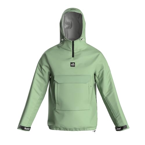 Haukland PERFORMANCE HOODIE - OUTDOOR REGENJACKE FÜR FOTOGRAFEN (DE/NL/SE/PL, Alphanumerisch, S, Regular, Regular, Basil Green) von Haukland - PHOTOGRAPHER'S CLOTHING - INSPIRED BY NATURE