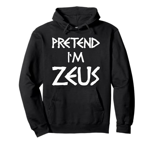 Ich bin Zeus Kostüm Frauen Männer Kinder Pullover Hoodie Ich bin Zeus Kostüm Frauen Männer Kinder Pullover Hoodie von Haunted Costume Corner Halloween Gear