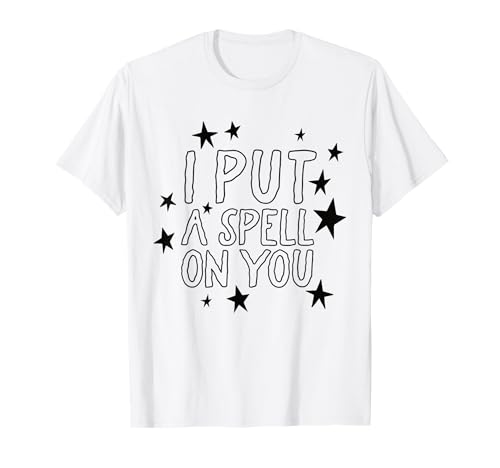 I Put A Spell On You Retro-Halloween-Shirt mit Sternen für Damen und Mädchen T-Shirt I Put A Spell On You Retro-Halloween-Shirt mit Sternen für Damen und Mädchen T-Shirt von Haunted Humor Spooky Halloween Tee Outfit Co.