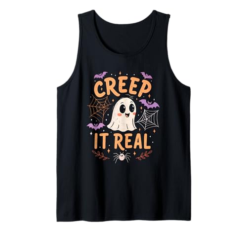 Creep It, lustiges Halloween-Gespenster-Design für Herren, Damen und Kinder Tank Top Creep It, lustiges Halloween-Gespenster-Design für Herren, Damen und Kinder Tank Top von Haunted Humor Tees