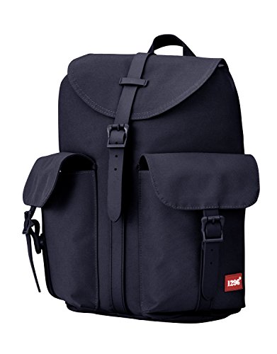 blnbag U5 - Rucksack für Damen Handtaschen-Rucksack mit Tabletfach, Segeltuch - Damenrucksack, Tagesrucksack für Frauen, 12 Liter - Denkelblau,, 34 cm von Hauptstadtkoffer