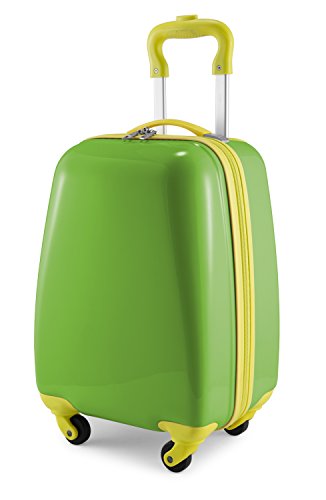 Hauptstadtkoffer - for Kids - Kindergepäck, Kinderkoffer, Hartschalenkoffer, Reise Trolley für Kinder, Handgepäck, 24 Liter, Apfelgrün von Hauptstadtkoffer