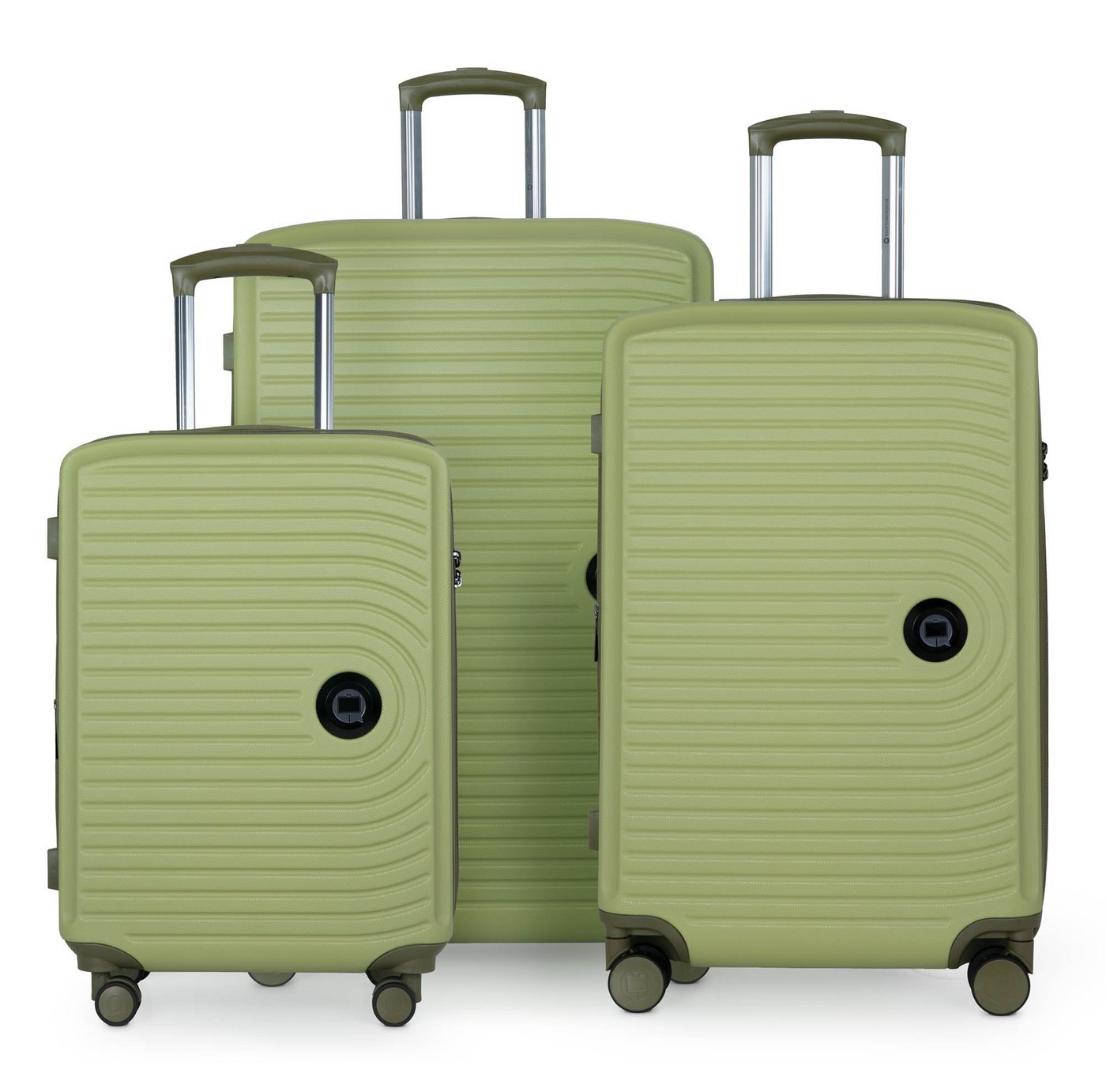 Hauptstadtkoffer Hartschalen-Trolley Mitte, 4 Rollen, Koffer-Set 3 Trolley Hartschale TSA (S,M,L) von Hauptstadtkoffer