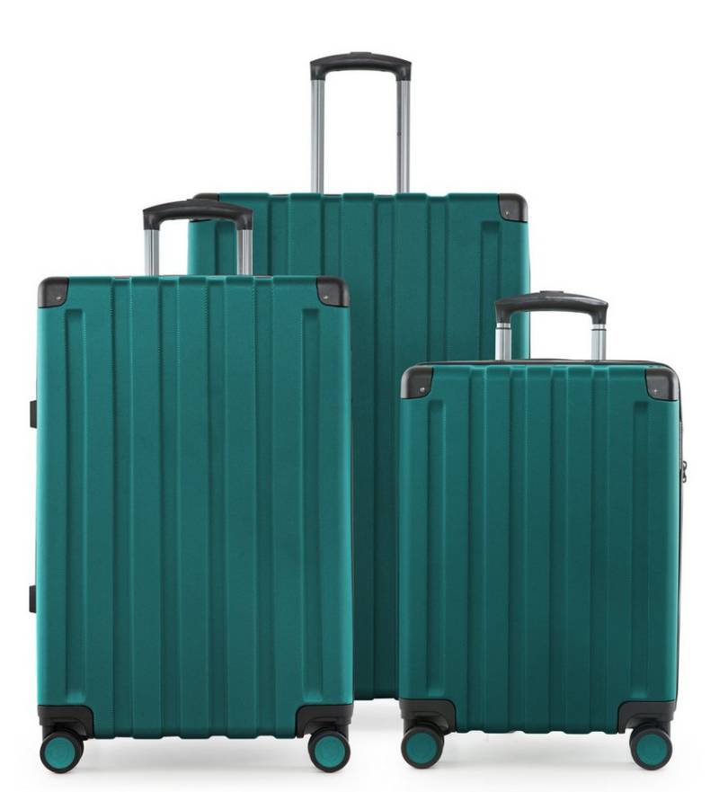 Hauptstadtkoffer Hartschalen-Trolley Q-Damm, 4 Rollen, 3 Koffer-Set Hartschalen-Trolleys, Erweiterung, TSA von Hauptstadtkoffer