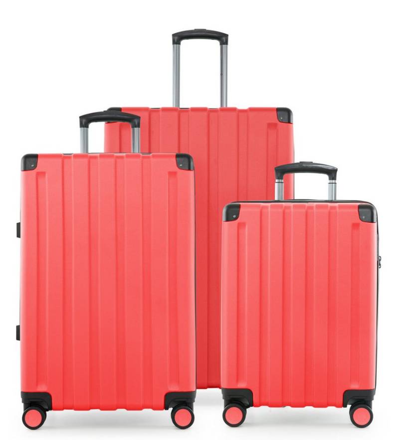 Hauptstadtkoffer Hartschalen-Trolley Q-Damm, 4 Rollen, 3 Koffer-Set Hartschalen-Trolleys, Erweiterung, TSA von Hauptstadtkoffer