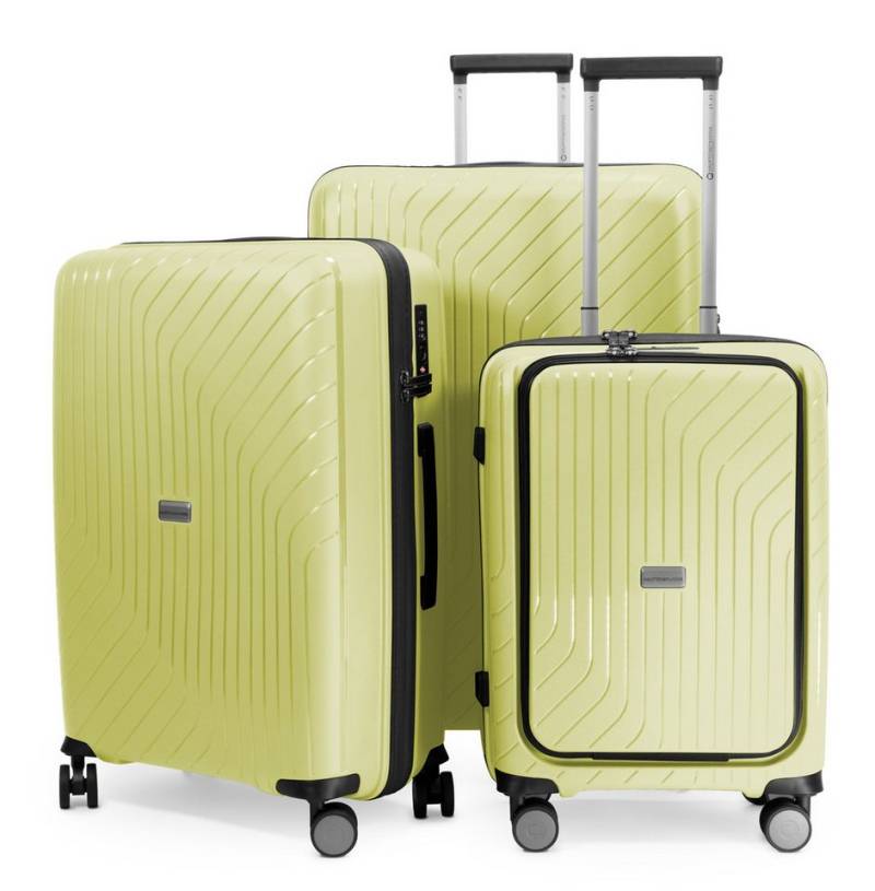Hauptstadtkoffer Hartschalen-Trolley TXL, 4 Rollen, 3 leichte Hartschalen-Trolleys Laptop-Fach 4 Doppelrollen TSA von Hauptstadtkoffer