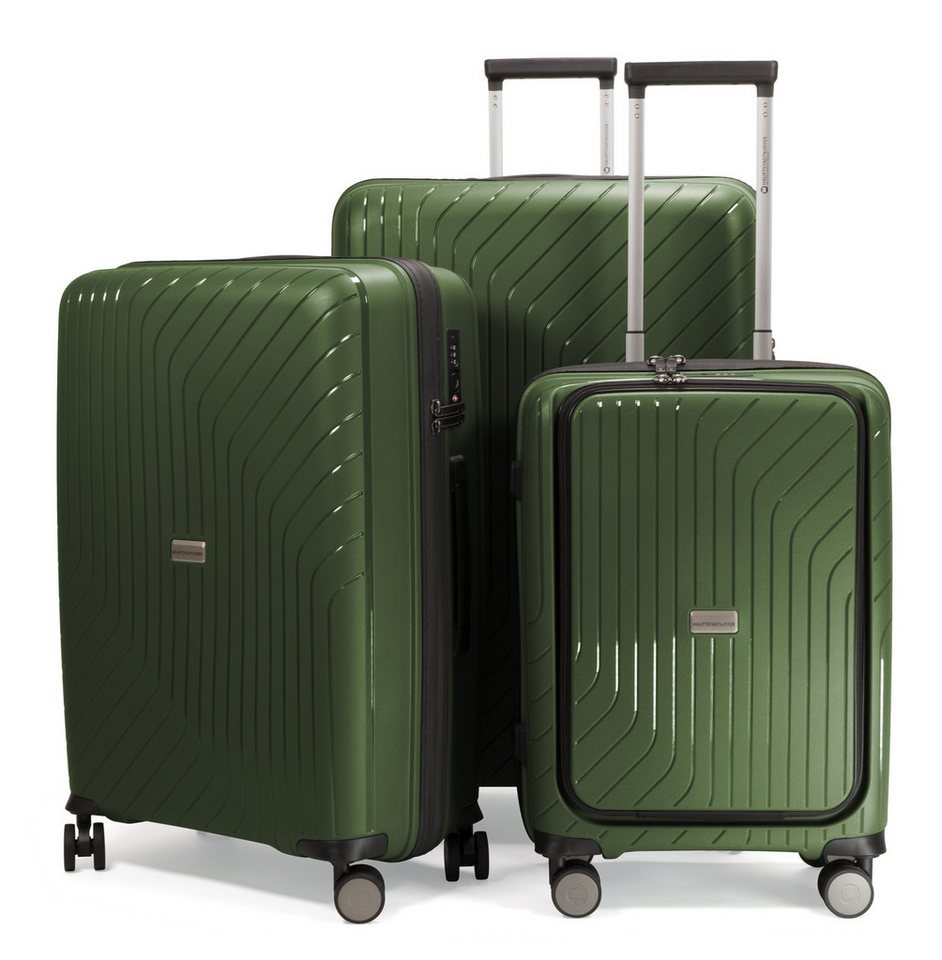 Hauptstadtkoffer Hartschalen-Trolley TXL, 4 Rollen, 3 leichte Hartschalen-Trolleys Laptop-Fach 4 Doppelrollen TSA von Hauptstadtkoffer