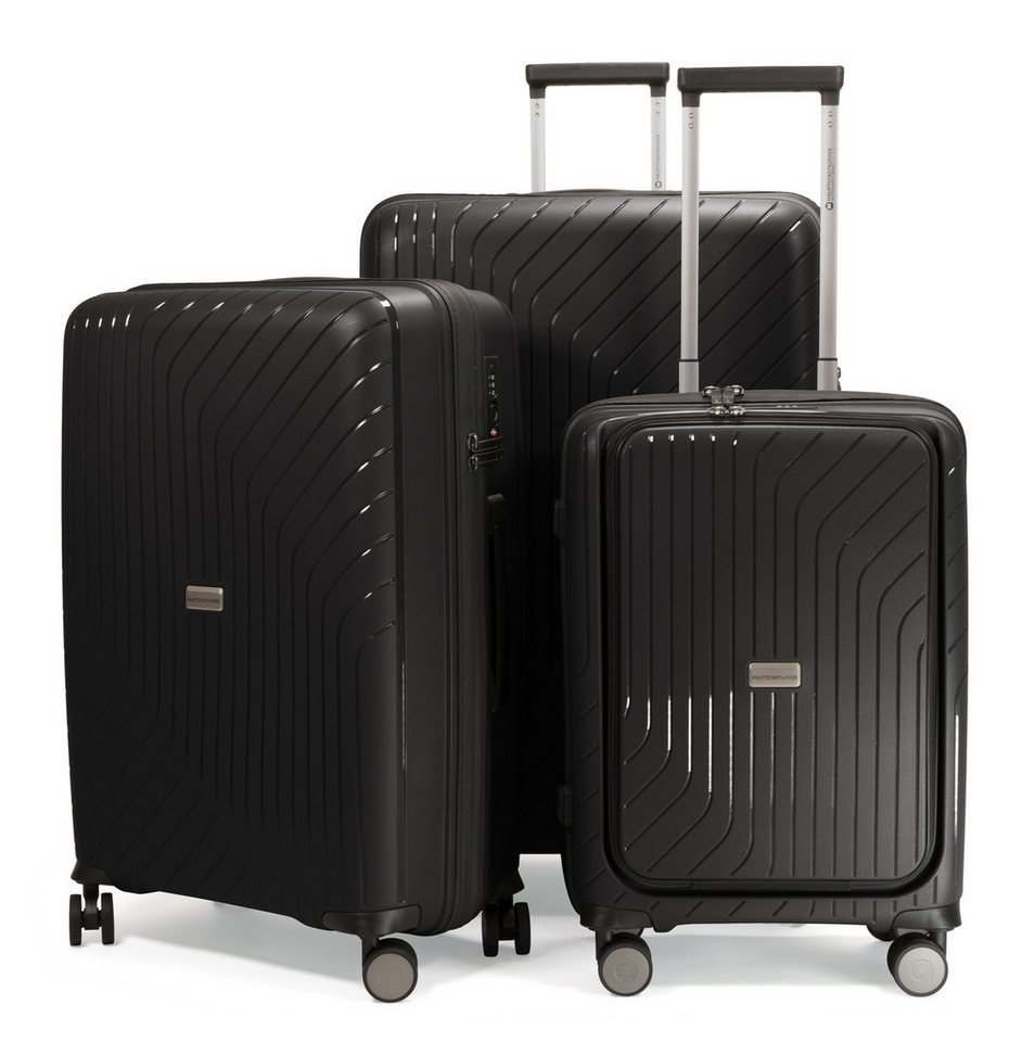 Hauptstadtkoffer Hartschalen-Trolley TXL, 4 Rollen, 3 leichte Hartschalen-Trolleys Laptop-Fach 4 Doppelrollen TSA von Hauptstadtkoffer