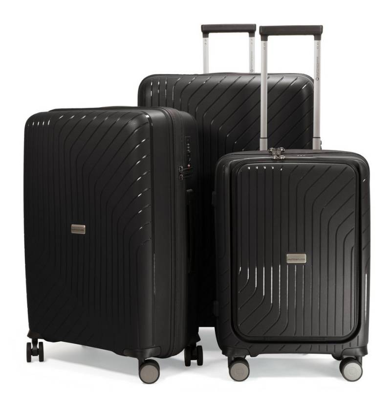 Hauptstadtkoffer Hartschalen-Trolley TXL, 4 Rollen, 3 leichte Hartschalen-Trolleys Laptop-Fach 4 Doppelrollen TSA von Hauptstadtkoffer