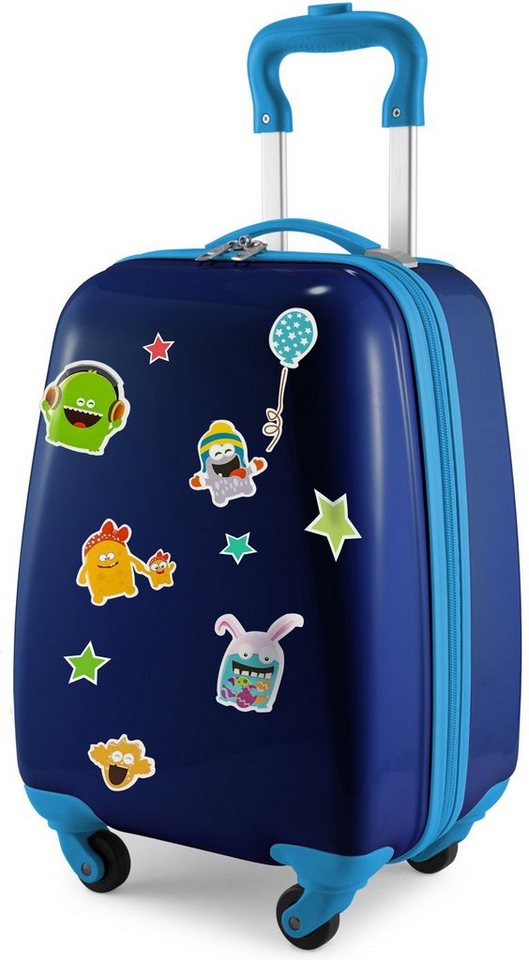 Hauptstadtkoffer Kinderkoffer For Kids, Monster, 4 Rollen, Kinderreisegepäck Handgepäck-Koffer Kinder-Trolley von Hauptstadtkoffer