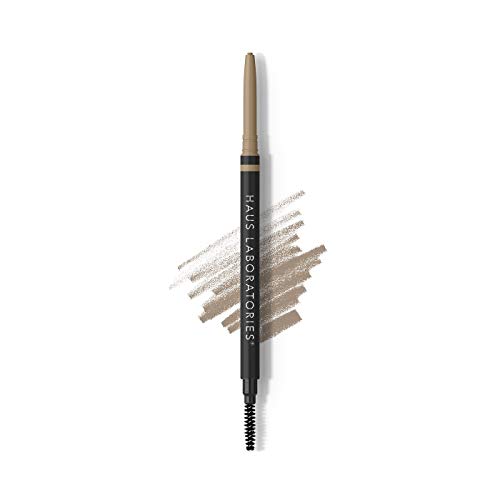 HAUS LABORATORIES By Lady Gaga: THE EDGE PRECISION BROW PENCIL | Mikro-Augenbrauenstift zum Definieren haardünner Striche, 24 Stunden Halt, in Schwarz, Braun und mehr | .002 Oz. von Haus Laboratories