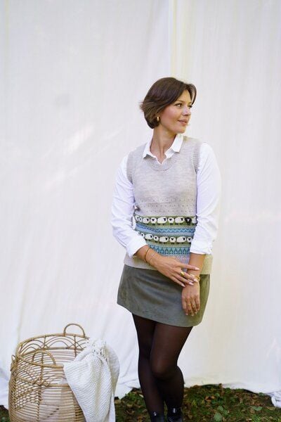 Haus of Namaste Fair Isle Sweater Vest: Hand-Spun 100% Lammwolle | Nachhaltig & Ethisch von Haus of Namaste