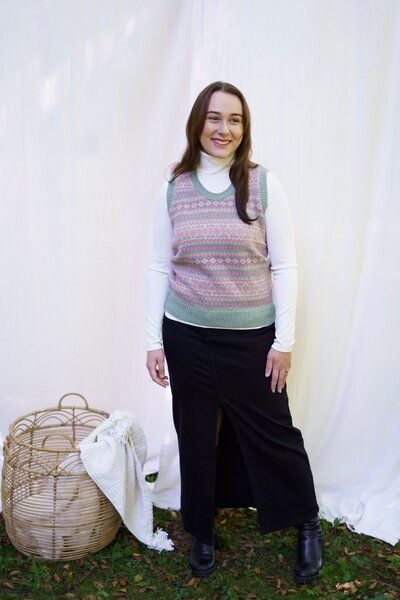 Haus of Namaste Klassischer Fair Isle Himalaya Pullover | Handgesponnene 100% Lammwolle | Nachhaltig, fair und AZO-frei von Haus of Namaste