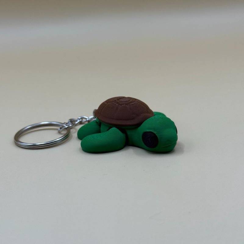 Schlüsselanhänger Schildkröte - Handlich, Süß & Nachhaltig I Haustiere3D Kinder Bio Spielzeug von HausTiere3D