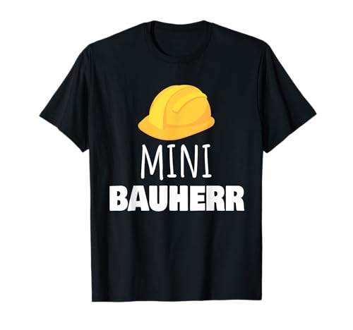 Mini Bauherr mit Helm I Lustiges Kinder Baustellen T-Shirt Mini Bauherr mit Helm I Lustiges Kinder Baustellen T-Shirt von Hausbau & Richtfest Outfit