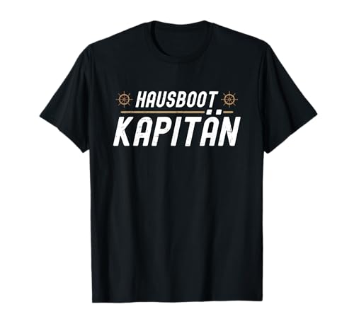 Hausboot Mieten T-Shirt - Hausbooturlaub Kapitän - Schwarz, S, Kurzarm, Unisex, Crew Neck, Klassisch, Herren, Wasseraktivitäten-Enthusiasten, Reisende, Klassik-Fans Hausboot Mieten T-Shirt - Hausbooturlaub Kapitän - Schwarz, S, Kurzarm, Unisex, Crew Neck, Klassisch, Herren, Wasseraktivitäten-Enthusiasten, Reisende, Klassik-Fans von Hausboot Mieten und Hausbooturlaub Geschenk