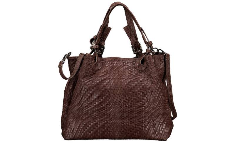 Hausfelder Manufaktur Handtasche Flechtprägung von Hausfelder Manufaktur