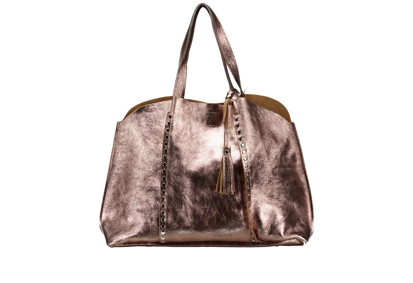 Hausfelder Manufaktur Handtasche Metallic von Hausfelder Manufaktur
