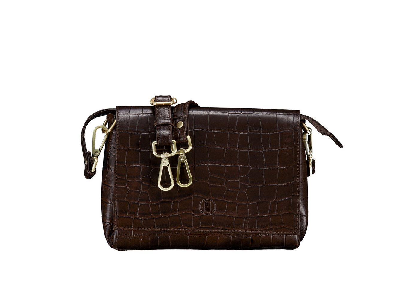 Hausfelder Manufaktur Umhängetasche Kroko von Hausfelder Manufaktur