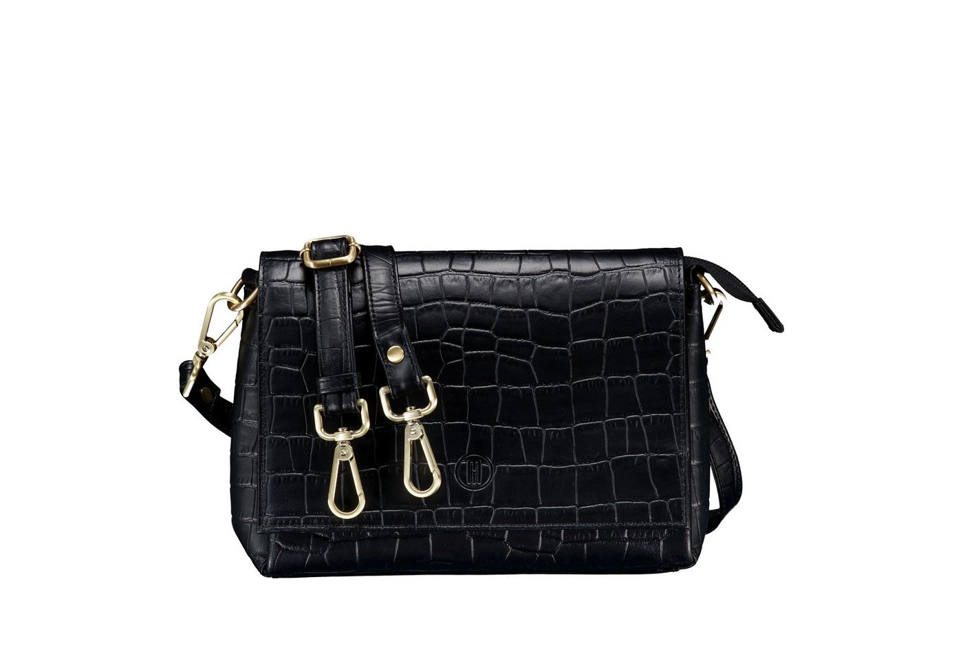Hausfelder Manufaktur Umhängetasche Kroko von Hausfelder Manufaktur