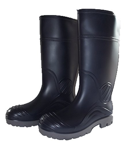 Hausmarke HB-Impex Gummistiefel (PVC) für Herren Baltic blau mit Grauer Sohle. Größen 39 bis 48 (41) von Hausmarke HB-Impex