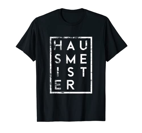 Herren Hausmeister Minimalismus T-Shirt Herren Hausmeister Minimalismus T-Shirt von Hausmeister Geschenke für Männer
