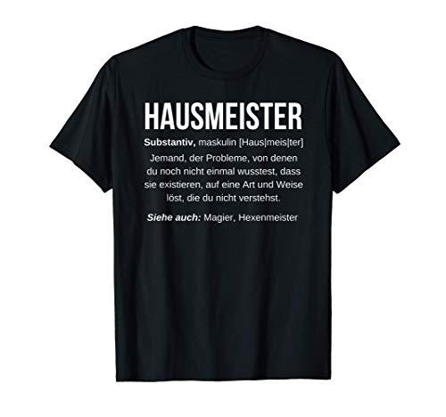 Herren Hausmeister Facility Manager T-Shirt Herren Hausmeister Facility Manager T-Shirt von Hausmeister Mit Kiosk Sprüche