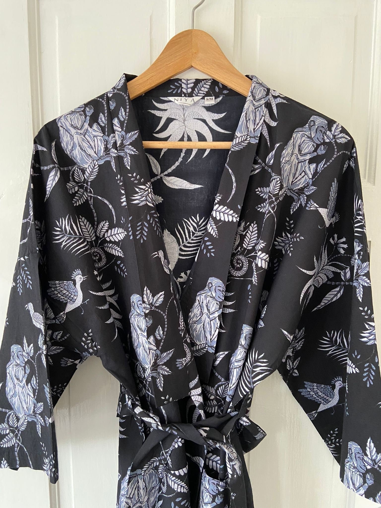 Baumwolle Kimono Robe, Bio-Baumwolle Kimono, Damen Morgenmantel, Kleidung Geschenk, Weihnachtsgeschenk Für Sie, Geschenk Sie von HausofNiya