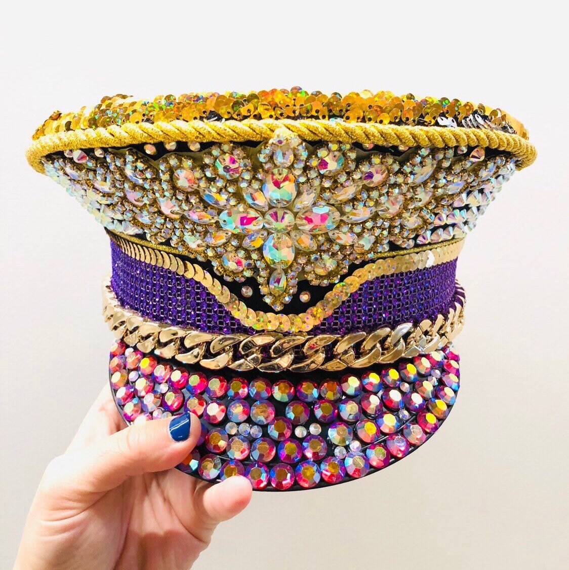 Benutzerdefinierte Brennen Mann Kapitän Mütze Hut/Festival Strass Hut/Militär Hut Benutzerdefinierte Brennen Mann Kapitän Mütze Hut/Festival Strass Hut/Militär Hut von HausofShonna