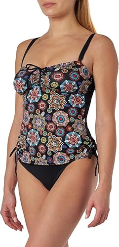 HAUTE PRESSION Damen X8072 C01 T48 Tankini-Badeanzug, Multicolor, 48-52 von Haute Pression