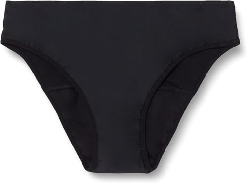HAUTE PRESSION Mädchen Ibis menstruel Léger/Moyen C01 T14A Bikini-Unterteile, Noir, 1 unité (Lot de 1) von Haute Pression