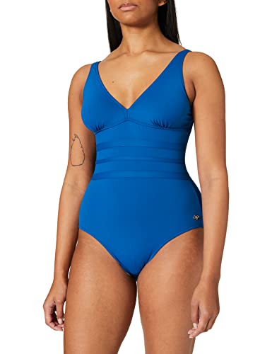 Haute Pression Damen 1p V Bandes Badeanzug, Bleu, 44 von Haute Pression