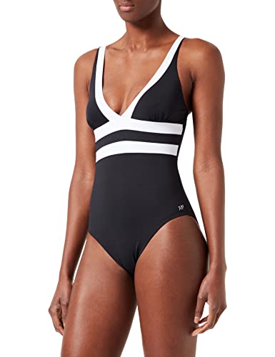 Haute pression Damen R1011 Badeanzug, Noir/Blanc, 34 von Haute Pression