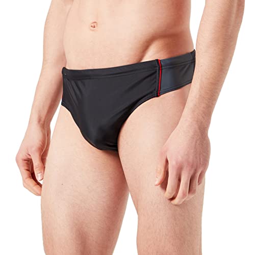 Haute Pression Herren 416 badeslips, Noir/GRIS/Rouge, T2 von Haute Pression