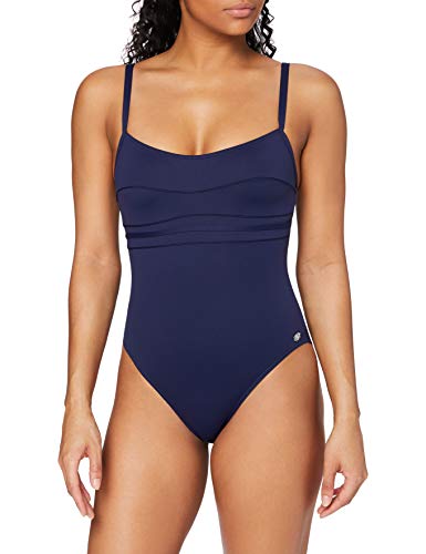 Haute pression A1001 - Maillot de bain une pièce - Uni - Femme - Bleu,FR: 44 (Taille faricant: 44) von Haute Pression