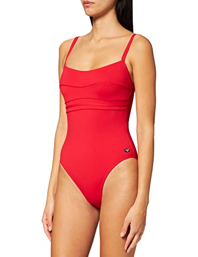 Haute pression A1001 - Maillot de bain une pièce - Uni - Femme - Rouge,FR: 38 (Taille faricant: 38) von Haute Pression