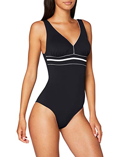 Haute pression A8001, Maillot de bain une pièce Multicolore Femme, Noir (Noir/Blanc), 52 (Taille fabricant: 50) von Haute Pression