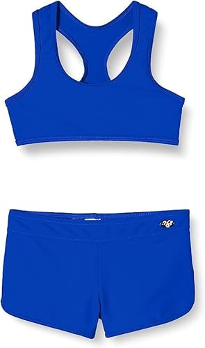 Haute pression Mädchen Ensemble Deux Pièces Fille Uni Bikini, blau (bleu Electrique), 14 Jahre von Haute Pression