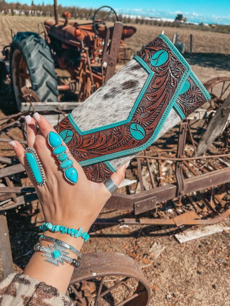 Turquoise Vibes Portemonnaie Von Beth Marie Exclusive von HauteSouthernHyde
